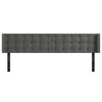 vidaXL Headboard with Ears Dark Gray 72