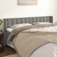 vidaXL Headboard with Ears Light Gray 79.9