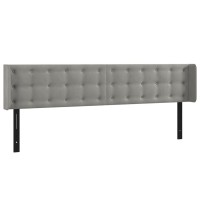 vidaXL Headboard with Ears Light Gray 79.9