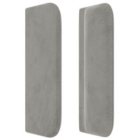 vidaXL Headboard with Ears Light Gray 79.9