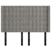 vidaXL Headboard with Ears Light Gray 57.9