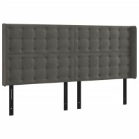 vidaXL Headboard with Ears Dark Gray 72