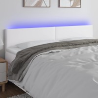 vidaXL LED Headboard White 70.9