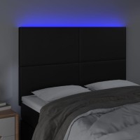 vidaXL LED Headboard Black 56.7