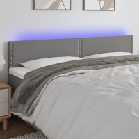 vidaXL LED Headboard Dark Gray 70.9