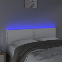 vidaXL LED Headboard White 56.7