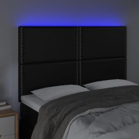 vidaXL LED Headboard Black 56.7