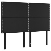 vidaXL LED Headboard Black 56.7