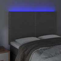 vidaXL LED Headboard Dark Gray 56.7