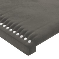 vidaXL LED Headboard Dark Gray 63