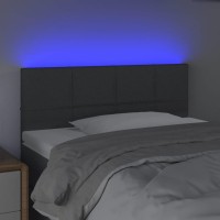 vidaXL LED Headboard Dark Gray 39.4