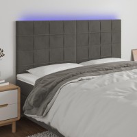 vidaXL LED Headboard Dark Gray 70.9