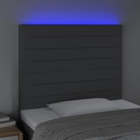 vidaXL LED Headboard Dark Gray 39.4