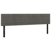 vidaXL LED Headboard Dark Gray 78.7