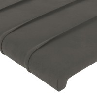 vidaXL LED Headboard Dark Gray 78.7