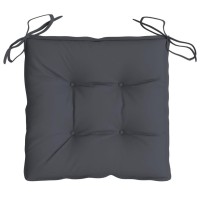 vidaXL Chair Cushions 4 pcs Anthracite 15.7