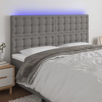 vidaXL LED Headboard Dark Gray 70.9