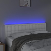 vidaXL LED Headboard White 56.7