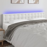 vidaXL LED Headboard White 78.7