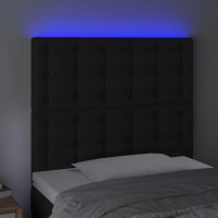 vidaXL LED Headboard Black 39.4