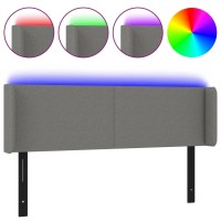 vidaXL LED Headboard Dark Gray 57.9