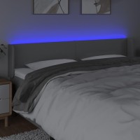 vidaXL LED Headboard Light Gray 72