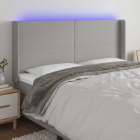 vidaXL LED Headboard Light Gray 72