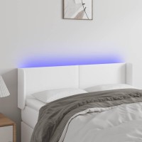 vidaXL LED Headboard White 57.9