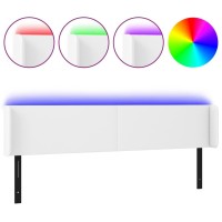 vidaXL LED Headboard White 72