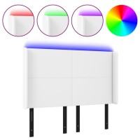 vidaXL LED Headboard White 57.9