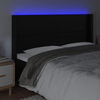 vidaXL LED Headboard Black 72