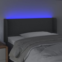 vidaXL LED Headboard Dark Gray 40.6