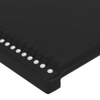 vidaXL LED Headboard Black 64.2