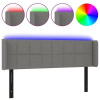 vidaXL LED Headboard Dark Gray 57.9