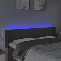 vidaXL LED Headboard Dark Gray 57.9