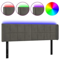 vidaXL LED Headboard Dark Gray 57.9