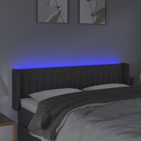 vidaXL LED Headboard Dark Gray 57.9