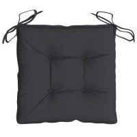 vidaXL Chair Cushions 6 pcs Black 19.7