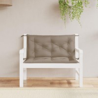 vidaXL Garden Bench Cushions 2pcs Taupe 39.4