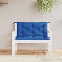 vidaXL Garden Bench Cushions 2pcs Blue 39.4