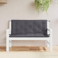 vidaXL Garden Bench Cushions 2pcs Anthracite 47.2