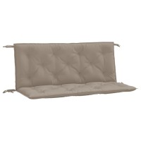 vidaXL Garden Bench Cushions 2pcs Taupe 47.2