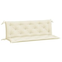 vidaXL Garden Bench Cushions 2pcs Cream White 59.1