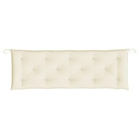 vidaXL Garden Bench Cushions 2pcs Cream White 59.1