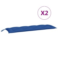 vidaXL Garden Bench Cushions 2pcs Blue 59.1