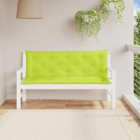 vidaXL Garden Bench Cushions 2pcs Bright Green 59.1