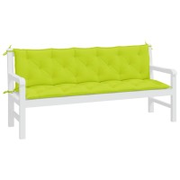 vidaXL Garden Bench Cushions 2pcs Bright Green 70.9