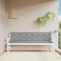 vidaXL Garden Bench Cushions 2pcs Gray 78.7