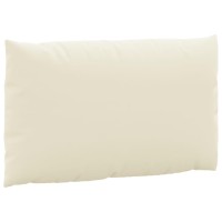 vidaXL Pallet Cushions 3 pcs Cream White Oxford Fabric