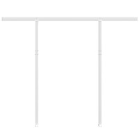 vidaXL Awning Post Set White 118.1